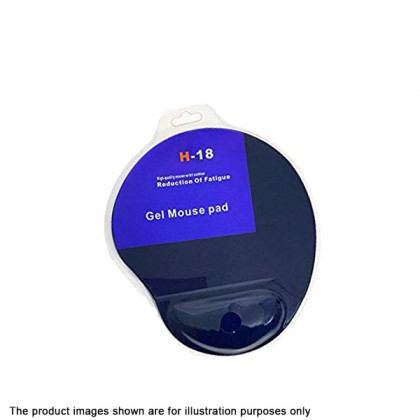 PREMIUM H-18 Reduction of Fatigue Supreme Gel Mouse Pad + Wrist Rest